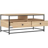  Stolić za kavu boja hrasta 100 x 51 x 45 cm konstruirano drvo | shoptok.hr