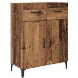 vidaXL Strani šal Star les 34 x 69,5 x 90 cm Konstruiran les | Shoptok.si