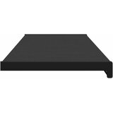  Prozorska klupčica Crno s drvenim uzorkom 140 x 30 x 4,5 cm PVC | shoptok.hr
