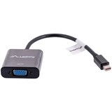 Lanberg AD-0006-BK video cable adapter 0.2 m VGA (D-Sub) Mini DisplayPort Black | shoptok.hr