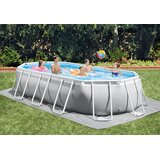 Intex prism frame oval premium bazen sa čeličnom konstrukcijom – 6.10m x 3.05m x 1.22m Cene