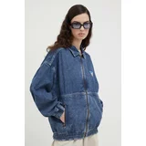 American Vintage Jeans jakna ženska, mornarsko modra barva