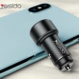 Yesido Avto polnilec (Y43) - 2xUSB QC 3.0 36W - črn | Shoptok.si