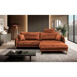 MID.YOU KOTNA SEDEŽNA GARNITURA, velur opečnato rjava | Shoptok.si
