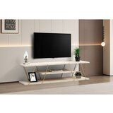 Hanah home canaz - gold, marble goldmarble tv stand