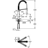 Grohe enoročna kuhinjska armatura K7 - krom, medium (31379000) Cene