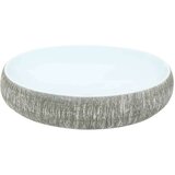 Nadgradni Nadpultni umivalnik siv in moder ovalen 59x40x15 cm k | Shoptok.si