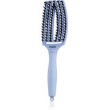 Olivia Garden Fingerbrush Boar & Nylon krtača za lase z najlonskimi in prašičjimi ščetinami Polar Blue 1 kos | Shoptok.si