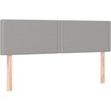  Box spring s madracem LED svjetlosivi 140x200 cm tkanina | shoptok.hr