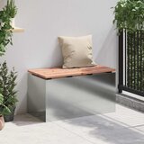  Vrtna klupa Srebrno 80 x 40 x 43 cm Pocinčani čelik | shoptok.hr