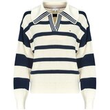 Tommy Hilfiger CO CARDI STITCH OPEN POLO SWT LS Bež Cijene