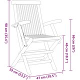  Vrtni set za objed 5 pcs Smeđa Čvrsto teak drvo | Eponuda.com