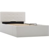  Hidraulični okvir za krevet od umjetne kože bijeli 100 x 200 cm | shoptok.hr