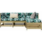  4-dijelni set vrtnih sofa od impregnirane borovine