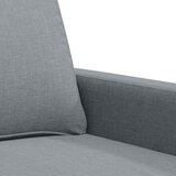  Dvosjed od tkanine svjetlosivi 120 cm | Eponuda.ba