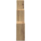  Kockaste zidne police boja hrasta 68x15x68 cm konstruirano drvo | shoptok.hr