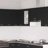  Viseći stakleni ormarić crni hrast 40x31x60 cm inženjerski drvo - Crni hrast 1 x viseći stakleni ormar (1 vrata) 40 cm Cijene