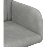  Trpezarijske stolice 6 pcs Baršun Svjetlosiva 55 x 50 x 84 cm | shoptok.hr