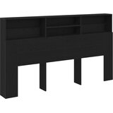  Glava kreveta s ormarićem Zidne Crni hrast 180 x 19 x 103,5 cm | shoptok.hr