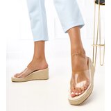 Gemre Transparent wedge espadrille slides Felicity | ePonuda.com