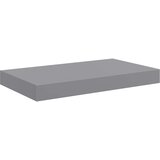  Plutajuća zidna polica siva 40 x 23 x 3,8 cm MDF | shoptok.hr