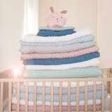 Roba Bež deka za bebe od mješavine pamuka 80x80 cm Frosty Almond – | shoptok.hr