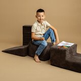 MeowBaby Igralište od kaki pjene od korduroja 250x45x30 cm Montessori - | shoptok.hr