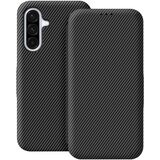 AVIZAR Etui za Galaxy A37 videz karbona z držalom za kartice anti-RFID, Črna, (5000274656) | Shoptok.si