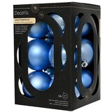 Decoris Božićne kuglice (Svijetlo plava, Plastika, Promjer: 6 cm, 12 Kom.) | shoptok.hr