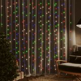 vidaXL LED svetlobna zavesa 3x3 m 300 LED lučk barvna 8 funkcij Cene