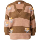 Nümph Pulover 'ELAINE' rjava / mešane barve | Shoptok.si