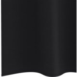 VidaXL Zavjese sa zavjesama 2 pcs Crna 140 x 140 cm Poliester VidaXL Zavjese sa zavjesama 2 pcs Crna 140 x 140 cm Poliester Slike