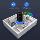Aigostar KOMPLET 2x bežični zvonac za utičnicu 230V IP44 crna/bakarna | Eponuda.com