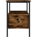  Noćni ormarići 2 kom boja hrasta 34x36x50 cm konstruirano drvo | shoptok.hr
