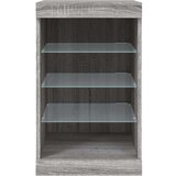  Komoda s LED svjetlima boja sivog hrasta 41 x 37 x 67 cm | shoptok.hr