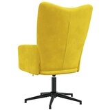  Stolica za opuštanje boja senfa baršunasta | shoptok.hr