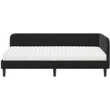  Kutni okvir kreveta Crna 90 x 190 cm Baršun | Eponuda.ba