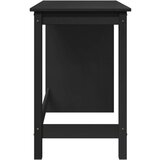  Stol Crna 112 x 50 x 75 cm Čvrsto borovo drvo - Crna | shoptok.hr