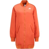 Nike Sportswear Prehodna jakna oranžna / bela