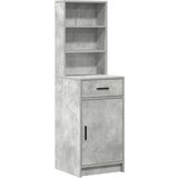 vidaXL Set od 2 Betonski sivi MDF s betonskim efektom Kompaktno | shoptok.hr