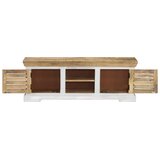 TV ormarić 110 x 30 x 40 cm od masivnog drva manga | shoptok.hr