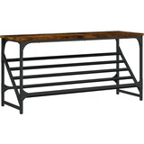 Maison Chic Regal za čevlje - Polica za čevlje dimljen hrast 90x30x45 cm inženirski les, (21776365) Cene
