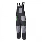 Lahti Pro radne hlače s naramenicama crno-sive 48 L4060648 | shoptok.hr
