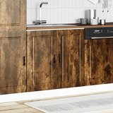vidaXL Donji ormarić za sudoper Porto boja hrasta 80x46x81,5 cm drveni | shoptok.hr