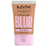NYX Professional Makeup Bare With Me Blur Tint Foundation puder mješovita 30 ml Nijansa 09 light medium