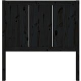  Uzglavlje za krevet crno 95 5 x 4 x 100 cm od masivne borovine | shoptok.hr