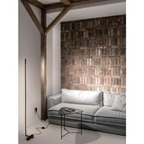 Nova Luce Crna metalna LED stojeća svjetiljka sa sjenilom od akrilnog stakla (visina 140 cm) Raccio – | shoptok.hr