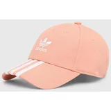 Adidas Bombažna bejzbolska kapa oranžna barva, IS4626