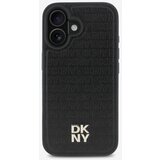 Dkny PU Leather Repeat Pattern Stack Logo MagSafe Zadní Kryt pro iPhone 16 Black Ovitek za telefon Vijolična | Shoptok.si