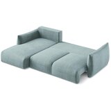 Makamii Plava sklopiva kutna garnitura (s lijevim kutom/s ležaljkom) Leila – | shoptok.hr